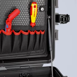Knipex 00 21 37 LE "Robust45 Move" Empty Professional Fly Case Mobile Plastic Tool Box -SOCKET SETS & EXTENSION BARS Sales 00 21 37 LE 9 scaled 1