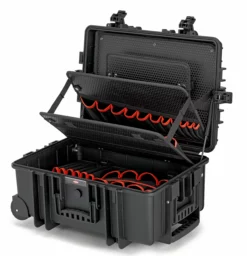 Knipex 00 21 37 LE "Robust45 Move" Empty Professional Fly Case Mobile Plastic Tool Box