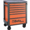 Beta RSC24/7 7 Drawer Mobile Roller Cabinet Orange