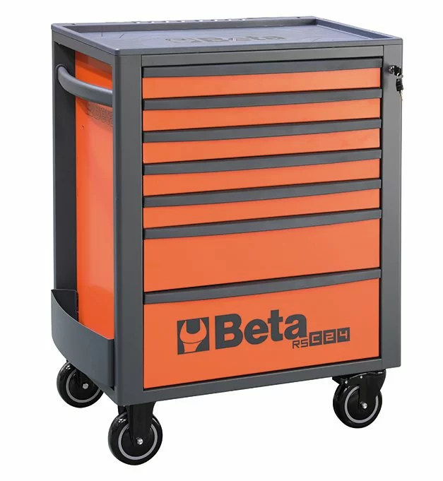 Beta RSC24/7 7 Drawer Mobile Roller Cabinet Orange 1 Beta RSC24/7 7 Drawer Mobile Roller Cabinet Orange