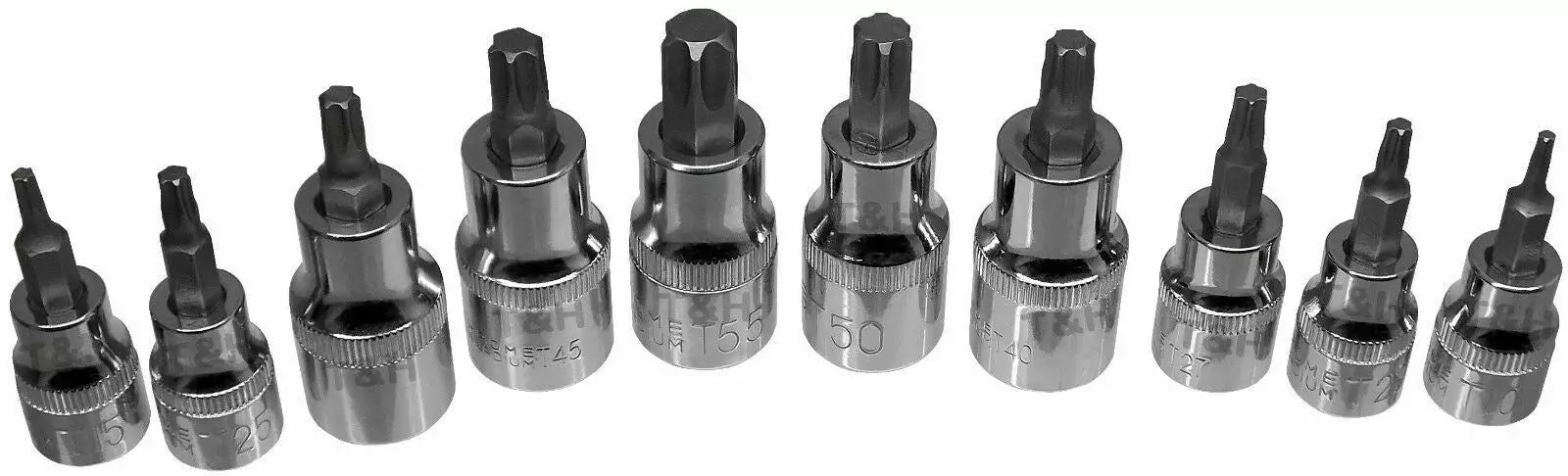 US PRO By BERGEN BERGEN Torx & Female E-TORX Socket Set 29pc Security Star Torx Bits External TRX 10 US PRO By BERGEN BERGEN Torx & Female E-TORX Socket Set 29pc Security Star Torx Bits External TRX - Image 10