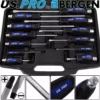 US PRO By BERGEN Magnetic Screwdriver Set HEAVY DUTY Philips & Slotted Go Through Drivers