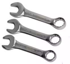 US PRO By BERGEN 7 Piece SAE STUBBY Combination Spanner Set 3/8" - 3/4" -SOCKET SETS & EXTENSION BARS Sales 087bcf83 a04d 43af beff 781da8bb60ff