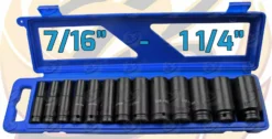 US PRO By BERGEN US.PRO By BERGEN Thin Wall DEEP IMPACT SAE / AF Sockets Set 1/2" Drive Long Reach Impact -SOCKET SETS & EXTENSION BARS Sales 0b936dc7 717c 42f4 b626 9d3b32157c47