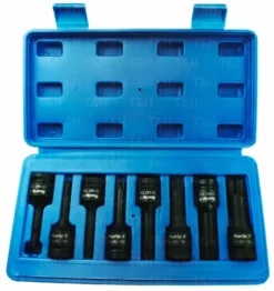 BlueSpot IMPACT TORX BIT Socket Set 1/2" Dr Impact Star Keys T30 To T80 8pc TX 1/2" Drive -SOCKET SETS & EXTENSION BARS Sales 0c80e63b b2e1 45aa 9b8a 63b7c153781b