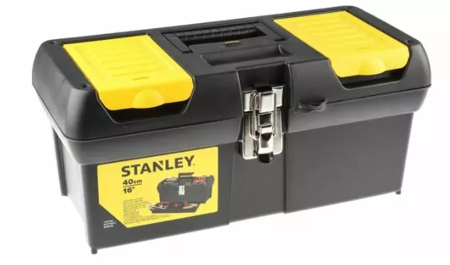 Stanley 1-92-065 16" Toolbox With Tote Tray 1 Stanley 1-92-065 16" Toolbox With Tote Tray
