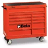 Beta C38 11 Drawer XL Mobile Roller Cabinet - Red