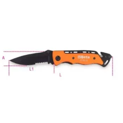 Beta Tools Beta 1778SOS Car Service Knife With Window Breaker &amp; Seat Belt Cutter