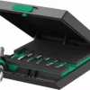 Wera 104654 844/7 7 Piece Metric HSS Metal Tap Threading Bit Set &amp; 1/4" Bit Holder