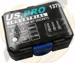 US PRO By BERGEN US PRO INDUSTRIAL 1/2" IMPACT Spline Bit Sockets DEEP SHALLOW Triple Square 1379 -SOCKET SETS & EXTENSION BARS Sales 1266fef8 3ea9 481e b73a e3a9fed295d2