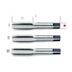 Beta Tools Beta 430 3 Pce. Coarse Pitch Hand Tap - 2M X 0.4mm