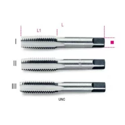 Beta Tools Beta 430ASC 3 Pce. UNC Thread Hand Tap - 1/4" UNC