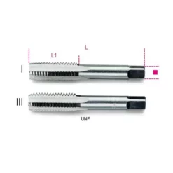 Beta Tools Beta 433ASF 2 Pce. Fine Pitch Hand Tap - 1/4" UNF