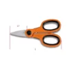 Beta Tools BETA 1128BCX ELECTRICAN'S SCISSORS WITH CABLE CUTTING &amp; CRIMPING FEATURES 155mm