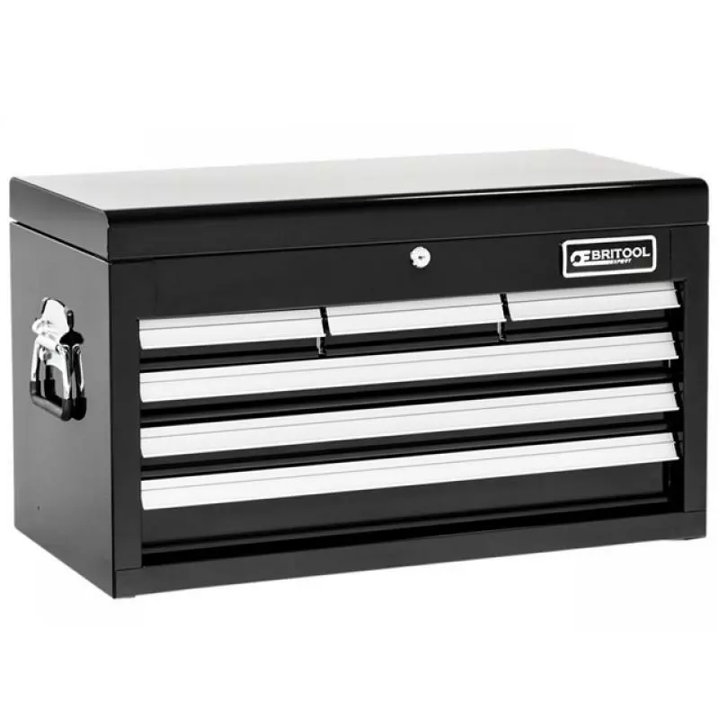 Britool Expert Britool E010238B 6 Drawer Tool Chest Top Box - Black 1 Britool Expert Britool E010238B 6 Drawer Tool Chest Top Box - Black