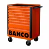 Bahco 1472K8 E72 8 Drawer 26" Mobile Roller Cabinet Orange