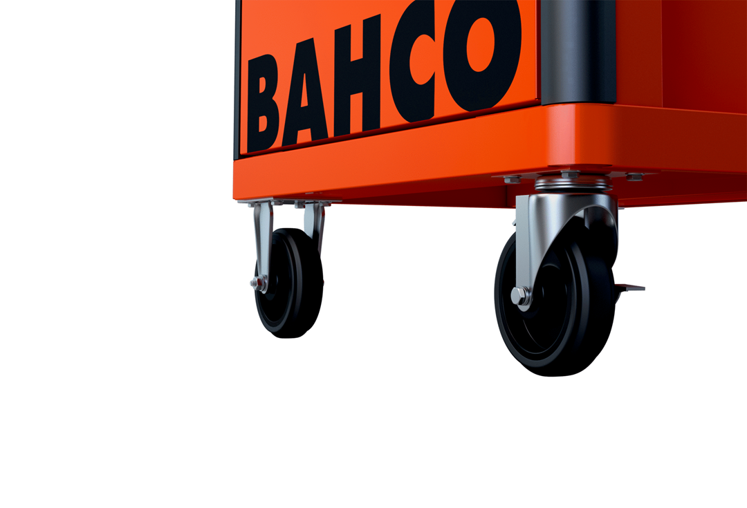 Bahco 1472K7 E72 7 Drawer 26" Mobile Roller Cabinet Orange 2 Bahco 1472K7 E72 7 Drawer 26" Mobile Roller Cabinet Orange - Image 2