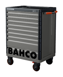 Bahco 1477K9GREY E77 ‘Premium’ 9 Drawer 26" Mobile Roller Cabinet Grey