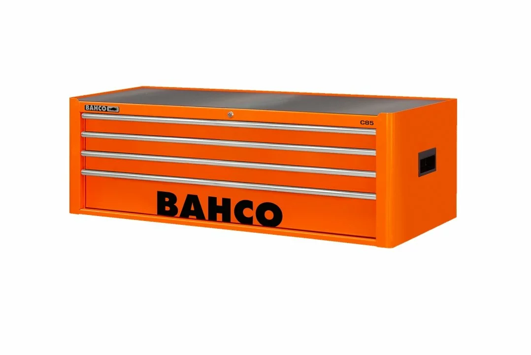 Bahco 1485KXL4 Classic C85 XL 4 Drawer Top Chest Tool Box Orange 1 Bahco 1485KXL4 Classic C85 XL 4 Drawer Top Chest Tool Box Orange