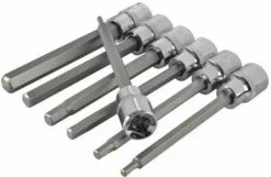 US PRO By BERGEN BERGEN Extra Long HEX BIT Socket Set 3/8" Dr HEX Allen Keys H3 4 5 6 H7 8 10mm -SOCKET SETS & EXTENSION BARS Sales 14a5c5ac 9afe 4e5c a10d d88d2779e586