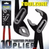 HEAVY DUTY 10" Box Joint Water Pump Pliers Adjustable Wide Opening Toolzone