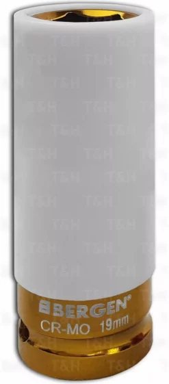 US PRO By BERGEN BERGEN Alloy Wheel Nut DEEP Thin Wall Impact Socket Set 1/2"drive 17mm 19mm 21mm -SOCKET SETS & EXTENSION BARS Sales 164adb01 3ce7 4480 b0b5 a885c4287851