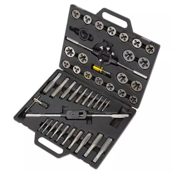 Sealey Tools AK303IMP Tap And Die Set 1/4" - 1" UNF And UNC Imperial Threads In A Sturdy Case 3 Sealey Tools AK303IMP Tap And Die Set 1/4" - 1" UNF And UNC Imperial Threads In A Sturdy Case - Image 3