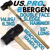 US PRO By BERGEN US.PRO By BERGEN 10lbs 3ft Sledge Hammer 4.5kg BEECHWOOD Handle 36 Inch Sledge Hammer