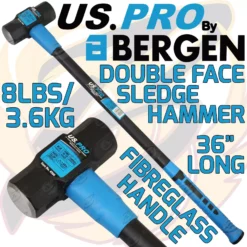 US PRO By BERGEN US.PRO By BERGEN 8lbs 3ft Sledge Hammer 3.6kg Fibreglass Handle 36 Inch Sledge Hammer