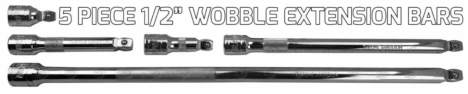 US PRO By BERGEN 1/2" Drive WOBBLE Extension Bar 50mm - 450mm 8 US PRO By BERGEN 1/2" Drive WOBBLE Extension Bar 50mm - 450mm - Image 8