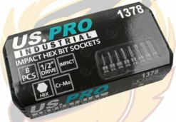 US PRO By BERGEN US PRO INDUSTRIAL IMPACT HEX BIT Socket Set 1/2" Dr Impact Allen Keys 1378 -SOCKET SETS & EXTENSION BARS Sales 1d861217 1a9c 4ab9 b64e e62ec2704a6d