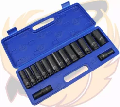 US PRO By BERGEN US PRO DEEP IMPACT SOCKET Set 1/2"Dr 15pc 10mm-24mm 6pt Hex Long Reach Sockets -SOCKET SETS & EXTENSION BARS Sales 1f18f7b9 6fab 4eb8 b93c 7eb245ebfdf5