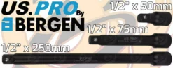 US PRO By BERGEN 1/4" & 3/8" & 1/2" Drive IMPACT Extension Bars 45mm - 250mm 16 US PRO By BERGEN 1/4" & 3/8" & 1/2" Drive IMPACT Extension Bars 45mm - 250mm -SOCKET SETS & EXTENSION BARS Sales 1fa91304 e671 4a35 bfad 1e76cfa6fa5e