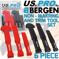US PRO By BERGEN US.PRO By BERGEN Non-Marking Trim & Pry Bar Door Trim Remover Tool Set Clip Removing 6pcs