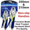 BLUESPOT 2pc Locking Pliers Mole Grips Wrench Adjustable Vice Grips Locking Grip Pliers