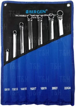 US PRO By BERGEN 7 Piece DOUBLE END AVIATION EXTRA LONG Spanner Set 8mm - 24mm -SOCKET SETS & EXTENSION BARS Sales 21cbdab1 6214 4b41 9ce0 aa4325248fca