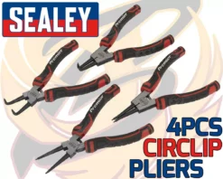 SEALEY 4 PC 7" Circlip Pliers Internal External Bent Nose Straight Tip Snap Ring 11 SEALEY 4 PC 7" Circlip Pliers Internal External Bent Nose Straight Tip Snap Ring -SOCKET SETS & EXTENSION BARS Sales 2248ffb4 1759 4385 80b0 08395555092a