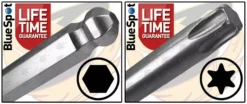 BLUESPOT T-Handle Torx & Ball End Hey Key Set 20pc Allen Star Key HEX H2-H10 TORX T9-T50 -SOCKET SETS & EXTENSION BARS Sales 22bca7c2 bf20 4543 8e6c d18b9766580c
