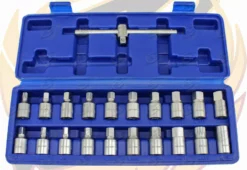 US PRO By BERGEN US PRO Drain Plug Master Key Set 21pc Oil Sump Plug Axle Gearbox Drain Plug Tool -SOCKET SETS & EXTENSION BARS Sales 2398a3b0 c42a 4d5d 9be0 8f4737385fa5
