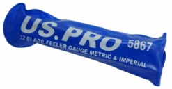 US PRO By BERGEN Feeler Gauge 32 Blade Dual Marked Metric Imperial Feeler Gage Brass Blade -SOCKET SETS & EXTENSION BARS Sales 2551d37e ee4e 4ba2 a906 9b0f2b03f960