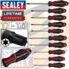 SEALEY MAGNETIC TORX Screwdriver Set 10pc Star T7 - T40 Torx Torks Screwdrivers