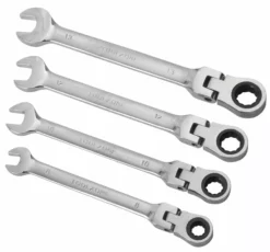 TOOLZONE 8 Piece FLEXI HEAD RATCHET Combination Spanner Set 8mm - 19mm -SOCKET SETS & EXTENSION BARS Sales 327c6057 e604 4d7e bafb c77212eb895b