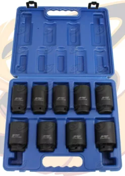US PRO By BERGEN US PRO 12 Point Axle Hub Lug Nut DEEP IMPACT Socket Set 1/2" Drive 29-38mm -SOCKET SETS & EXTENSION BARS Sales 336dd393 2690 4c14 891e 49ed76b5b059