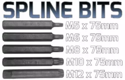 Toolzone Hex Torx Star & Spline BIT Socket Set 3/8" & 1/2"dr Long & Short Reach Allen Key -SOCKET SETS & EXTENSION BARS Sales 358ea08a eb79 4cdd 91a7 a2db7c37c818