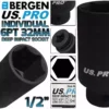 US PRO By BERGEN BERGEN US PRO Deep Impact Socket 32mm 1/2" Drive 32mm 6 Point