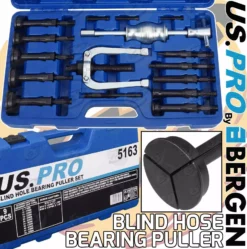 US PRO By BERGEN US PRO Blind Hole Bearing Puller Inner Bearing Remover Extractor Set Pilot Bushs