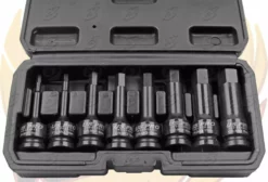 US PRO By BERGEN US PRO INDUSTRIAL IMPACT HEX BIT Socket Set 1/2" Dr Impact Allen Keys 1378 -SOCKET SETS & EXTENSION BARS Sales 380e4bee 461f 43f8 b359 d6b4d9590764