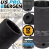 38mm 1/2" Drive Axle Hub Nut Socket 12 Point Deep Impact Socket US PRO BY BERGEN