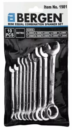 US PRO By BERGEN 10 Piece MINI EQUAL Combination Spanner Set 4mm - 11mm 13 US PRO By BERGEN 10 Piece MINI EQUAL Combination Spanner Set 4mm - 11mm -SOCKET SETS & EXTENSION BARS Sales 38485938 9136 4575 b1f5 b80004414635
