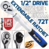 BlueSpot 1/2" Drive 72T Tooth Extendable Ratchet Handle Reversible 305mm - 440mm